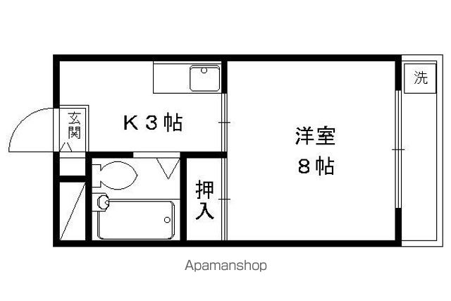 ハイツ華園の間取り写真