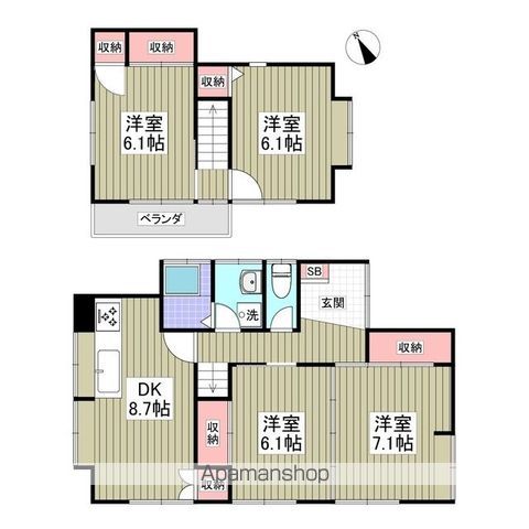 【リブレス千種町戸建の間取り】