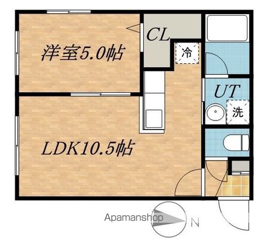 札幌市南北線 北３４条駅 徒歩3分 4階建 築11年の間取り写真