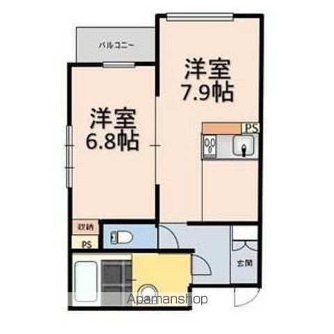 GLICINA南巽VIENTの間取り写真
