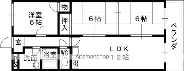 トレンディーハイム北村の間取り写真