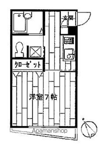 エレガンス8番館の間取り写真