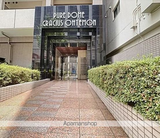 ピュアドームグラシアス大手門の玄関写真