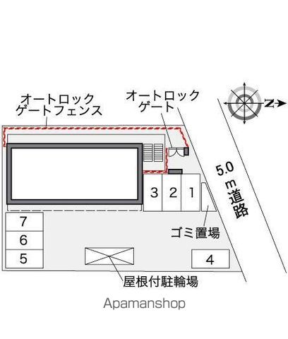 レオパレスセジュール高槻の玄関写真