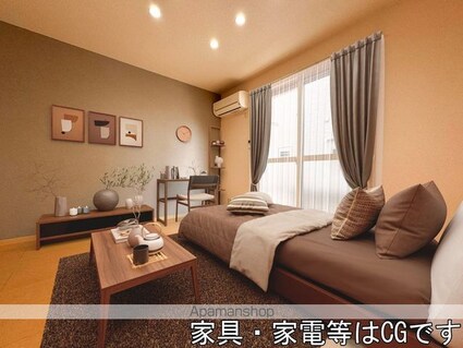 和歌山県和歌山市島崎町３丁目[1K/26.71m2]のリビング・居間