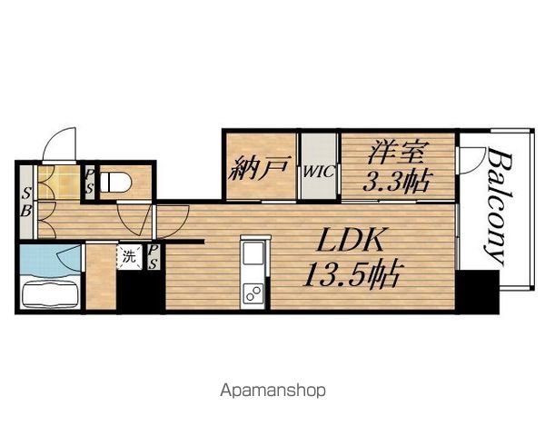 RJRプレシア南堀江の間取り写真