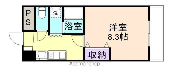 【和歌山市古屋のマンションの間取り】