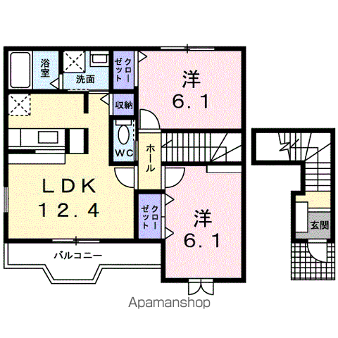 同じ建物の物件間取り写真 - ID:230030645892