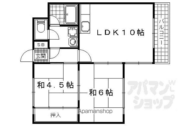 リバーヒル勧学の間取り写真