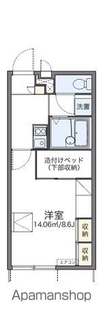 レオパレスフローラＭＫ 113 ｜ 千葉県松戸市中和倉3-1（賃貸アパート1K・1階・23.18㎡） その2