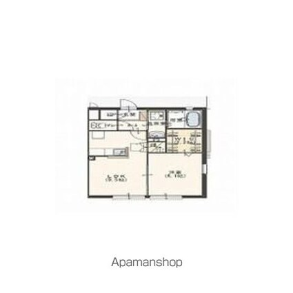 ツインフィールド[1LDK/40.69m2]の間取図