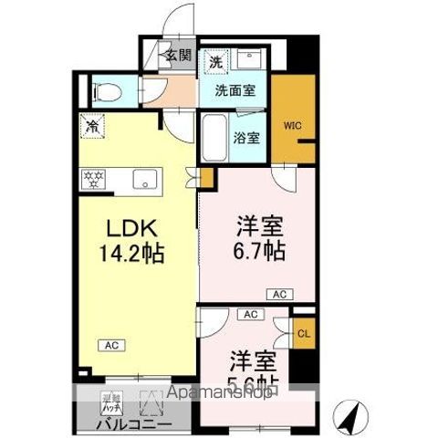 ロイジェント戸越銀座の間取り写真