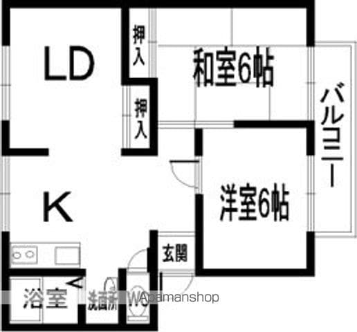 ハイツサングレイスの間取り写真