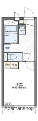 レオパレスドミール 別府の間取り写真