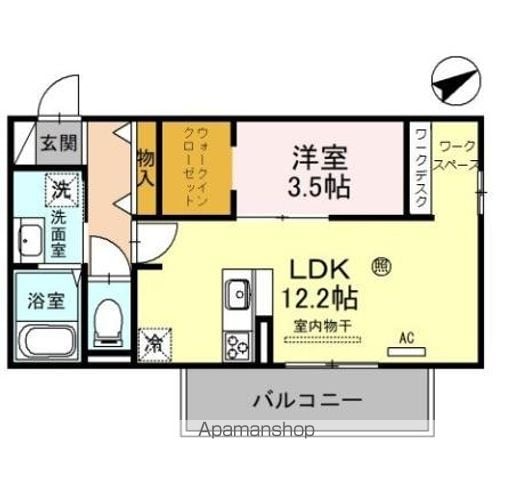 アルブル コートの間取り写真