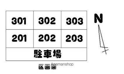 ハーモニースクエア[2DK/34.78m2]の配置図