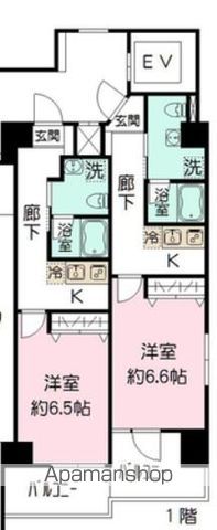 ウィンドワード市川の間取り写真