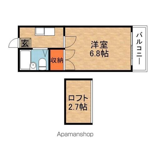 レオパレス牧野第一の間取り写真