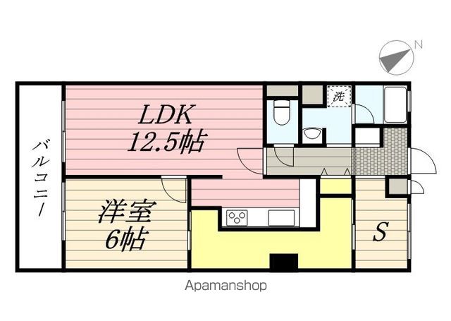 【福岡市南区向野のマンションの間取り】