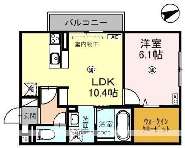 福井鉄道福武線 水落駅 徒歩10分 3階建 築5年の間取り写真