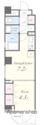 ＰＲＯＮＴ押上[1DK/30.48m2]の間取図