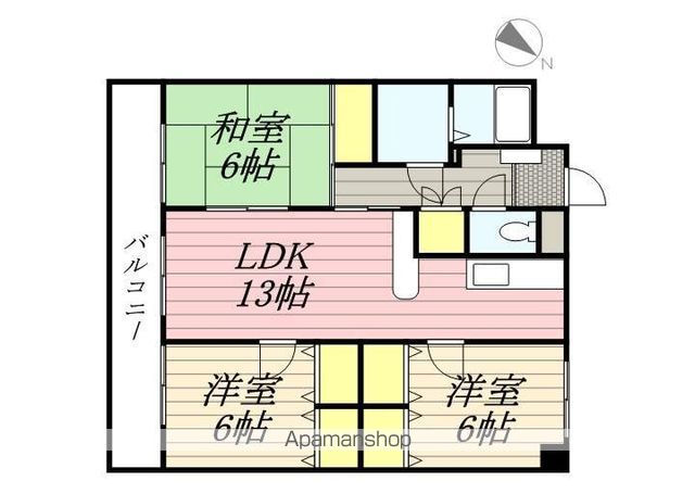 【グランコート・テラ’９７の間取り】