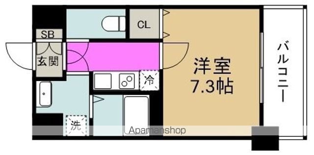 CASSIA福島駅前の間取り写真