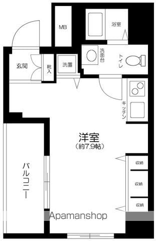 ドルチェ東京府中・弐番館の間取り写真