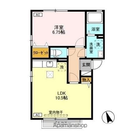 ベルネージュ ABの間取り写真