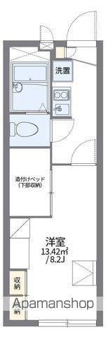 レオパレス平七屋の間取り写真