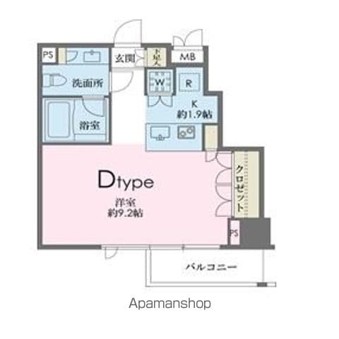 ドゥーエ南麻布の間取り写真