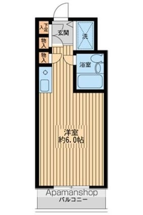 エルハイツ成増[1R/16.47m2]の間取図