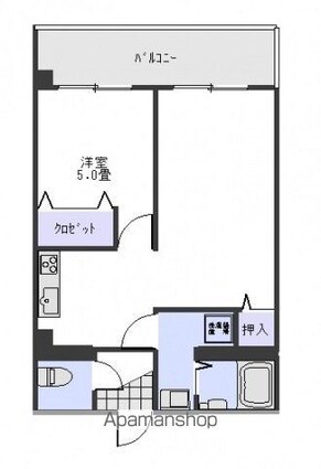 第２渡部ビル[1LDK/36.72m2]の間取図