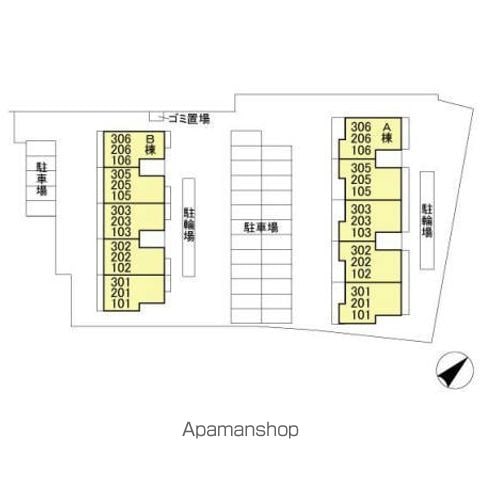 ボアクレール　Ａ 306 ｜ 千葉県習志野市谷津２丁目20-11（賃貸アパート3LDK・3階・65.44㎡） その16