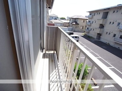 ルーミー湖北１号館[2DK/40.92m2]のバルコニー