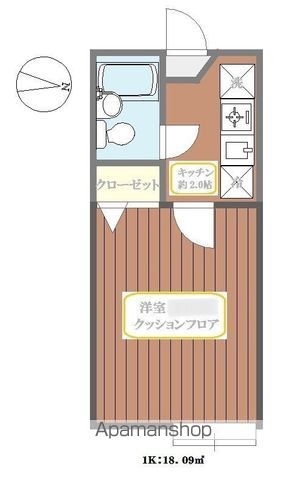 シャンブル綾瀬Jの間取り写真