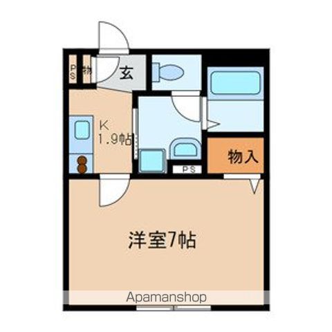 中野区本町のマンションの間取り