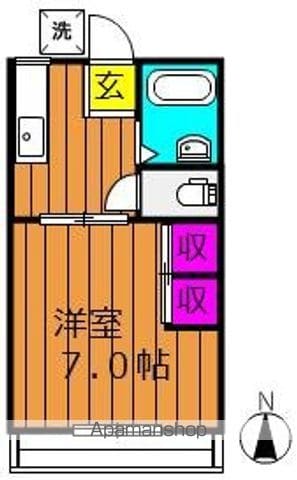 アメニティハイツ Aの間取り写真