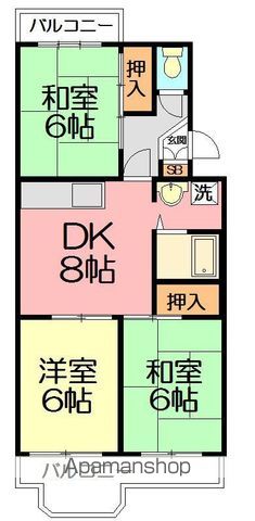 キングレジデンス浜竹の間取り写真