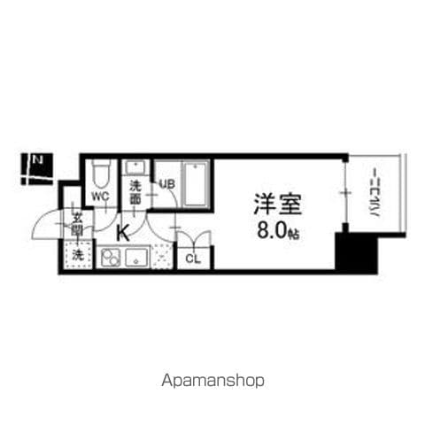 シエルブルー栄の間取り写真