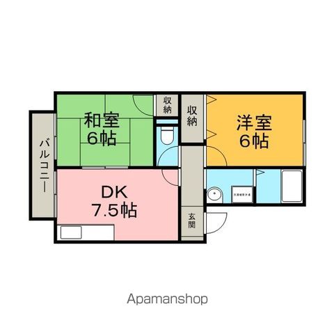 カーサ井ノ口の間取り写真
