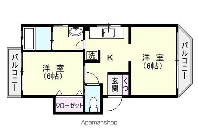 南林寺ハイツの間取り写真