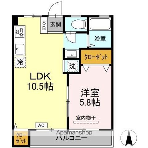 光マンションの間取り写真