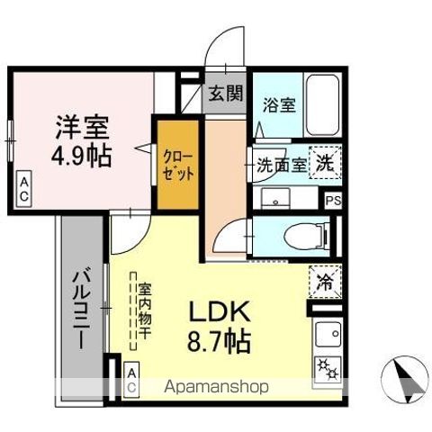 リベラマーロⅣの間取り