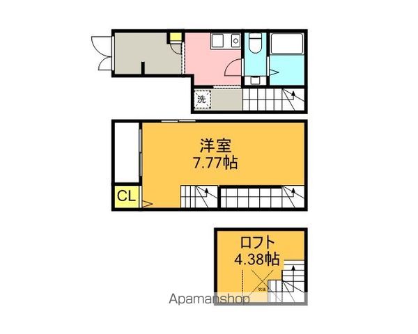 ガレット名島の間取り