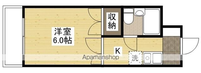 スカイコーポ温品の間取り写真