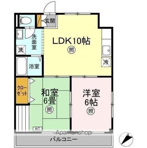 カジュアルコーポの間取り写真