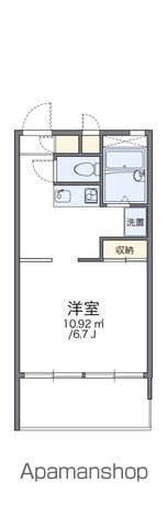 レオパレスシャルム近岡の間取り写真