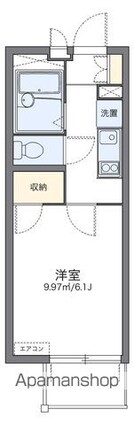 レオパレスすずしろ[1K/19.87m2]の間取図