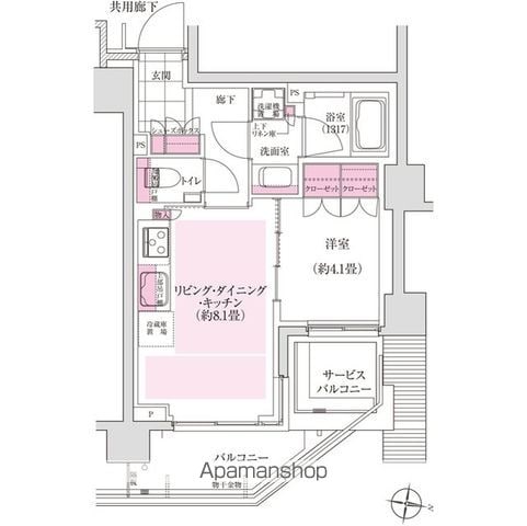 ディームス東陽町の間取り写真